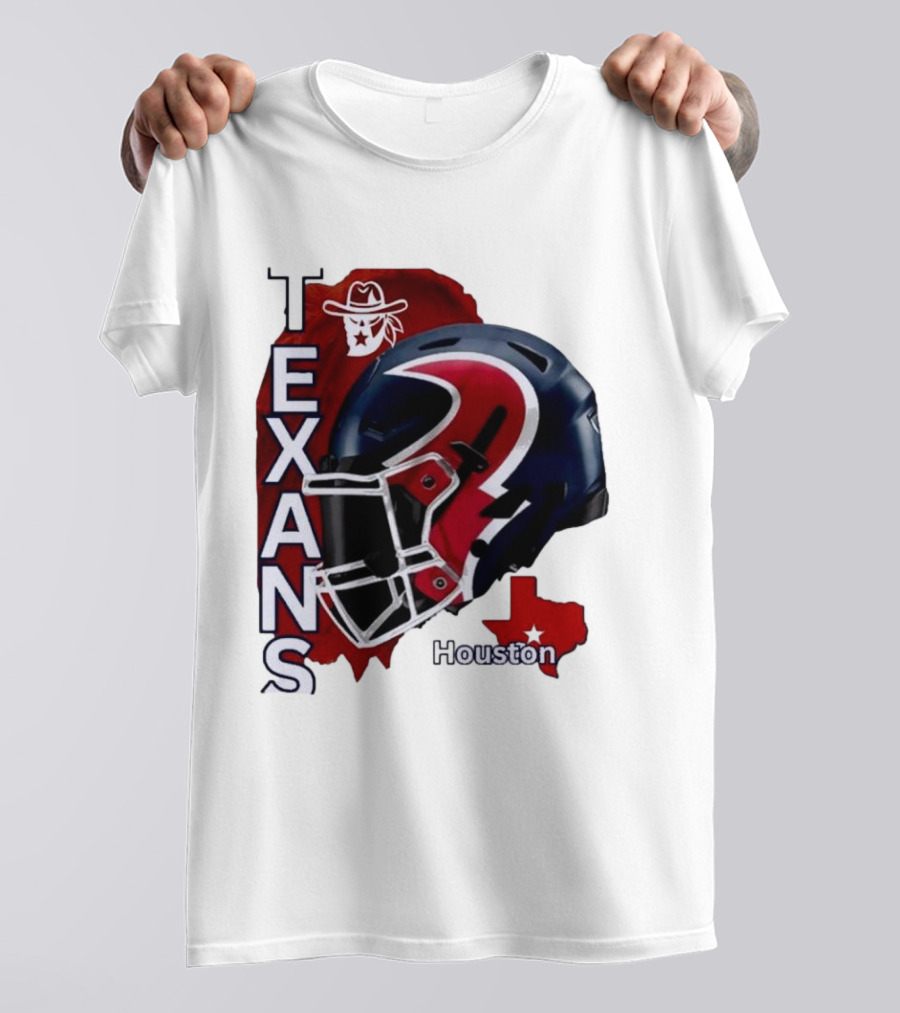 Texans Houston Team Spirit Sports Helmet Texans T-Shirt