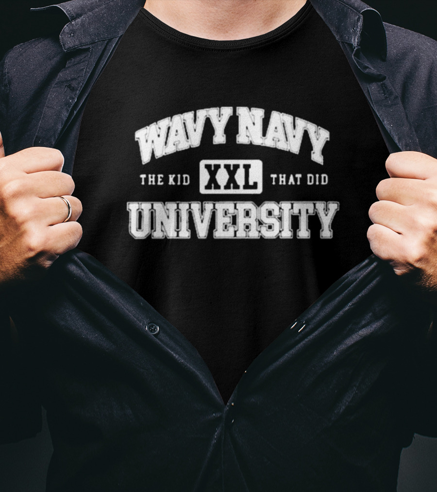 Wavy Navy XXL University The Kid That Did T-Shirt