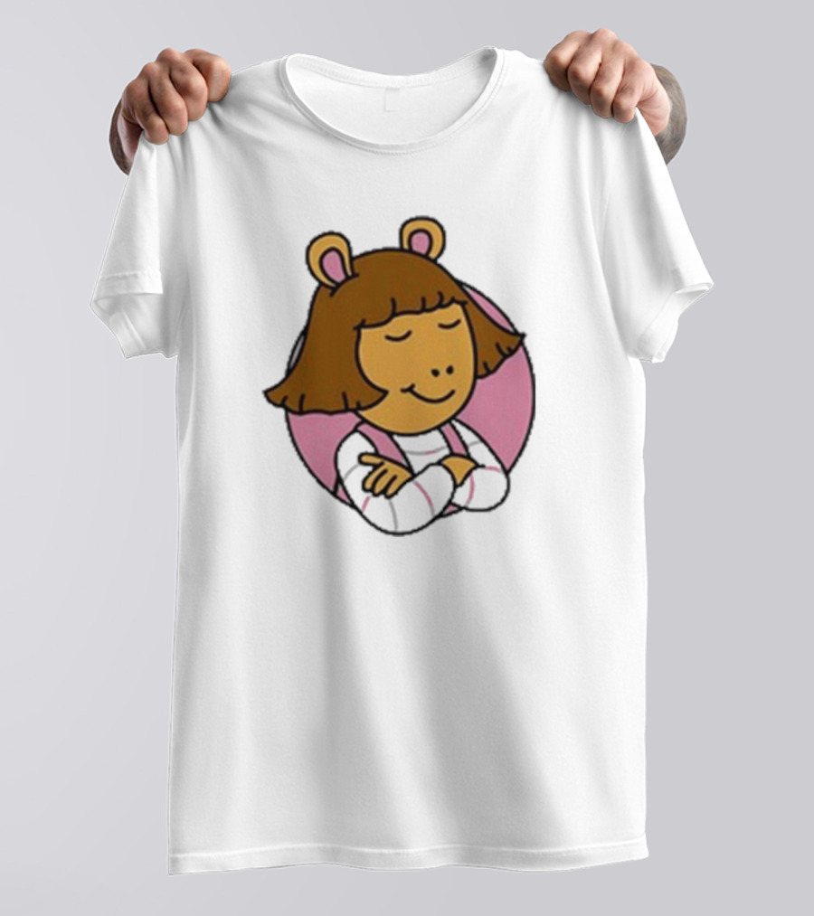 Arthur DW Cartoon Crossed Arms Confident Pose T-Shirt