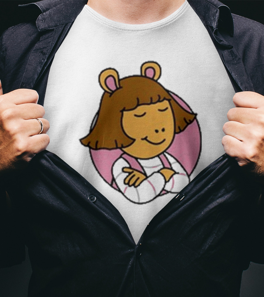 Arthur DW Cartoon Crossed Arms Confident Pose T-Shirt