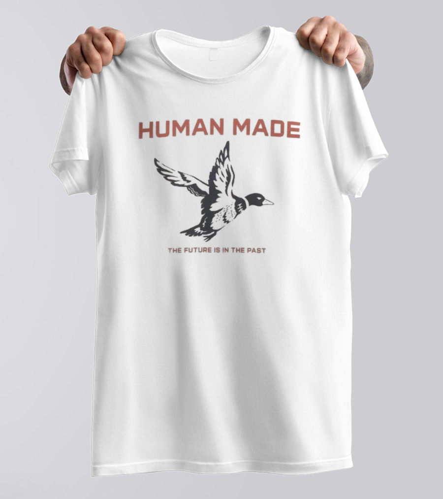 Human Made The Future Is In The Past Flying Bird T-Shirt