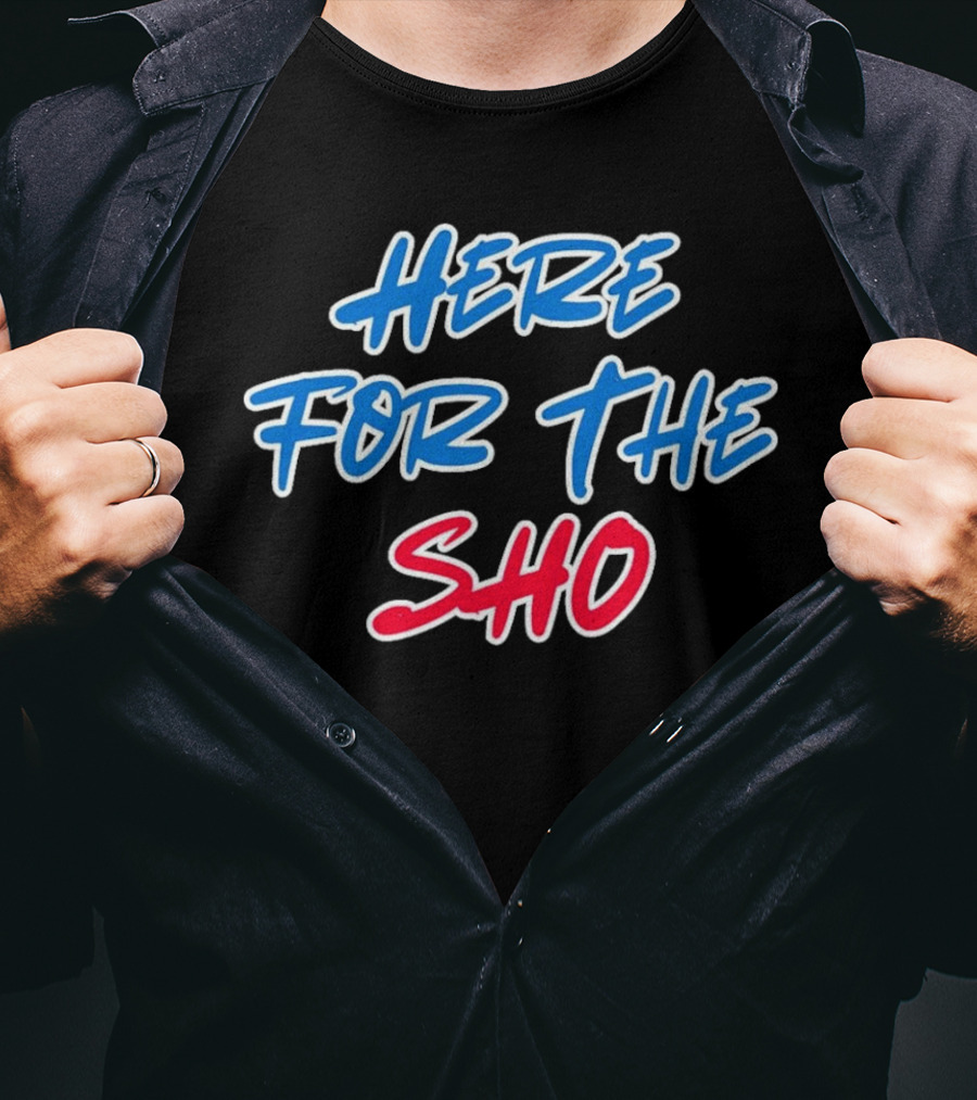 Shohei Ohtani Here For The Sho Bold Text Sports T-Shirt