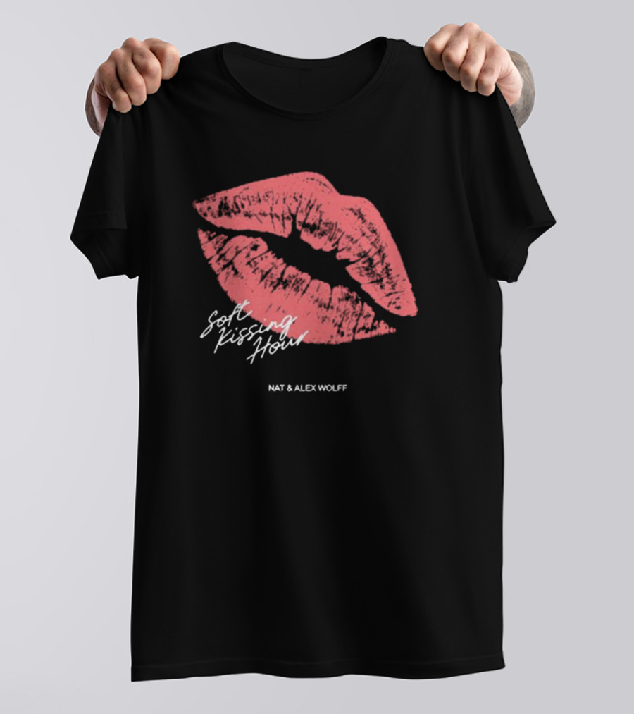 Soft Kissing Hour Nat And Alex Wolff Lips T-Shirt