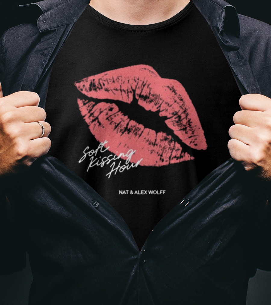 Soft Kissing Hour Nat And Alex Wolff Lips T-Shirt