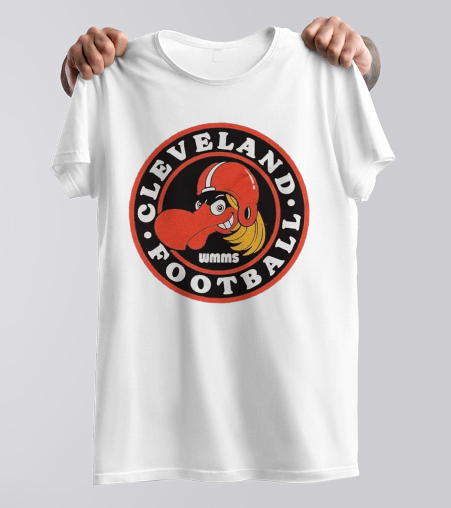 WMMS Cleveland Football 100.7 FM NFL Browns T-Shirt