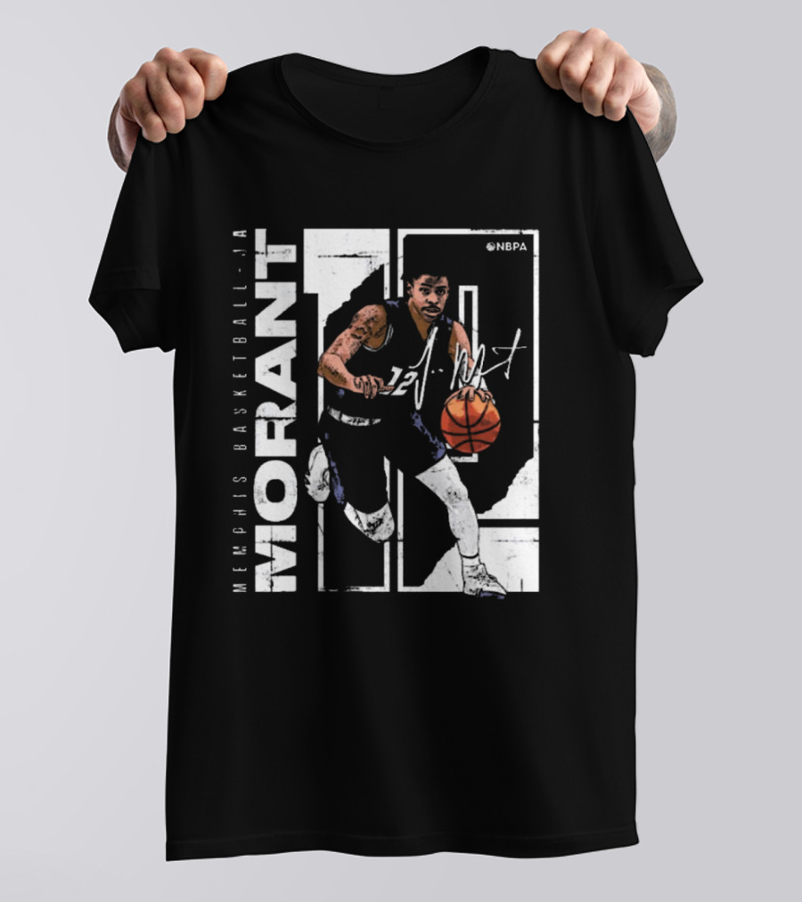 Ja Morant Memphis Basketball NBPA Signature Morant 12 T-Shirt