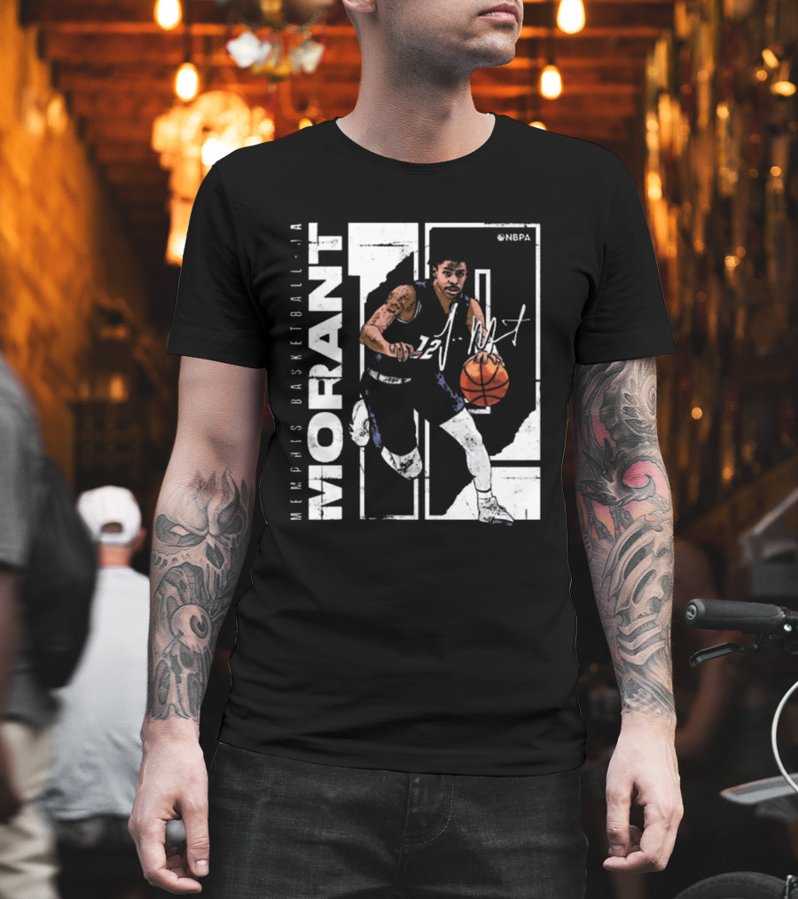 Ja Morant Memphis Basketball NBPA Signature Morant 12 T-Shirt