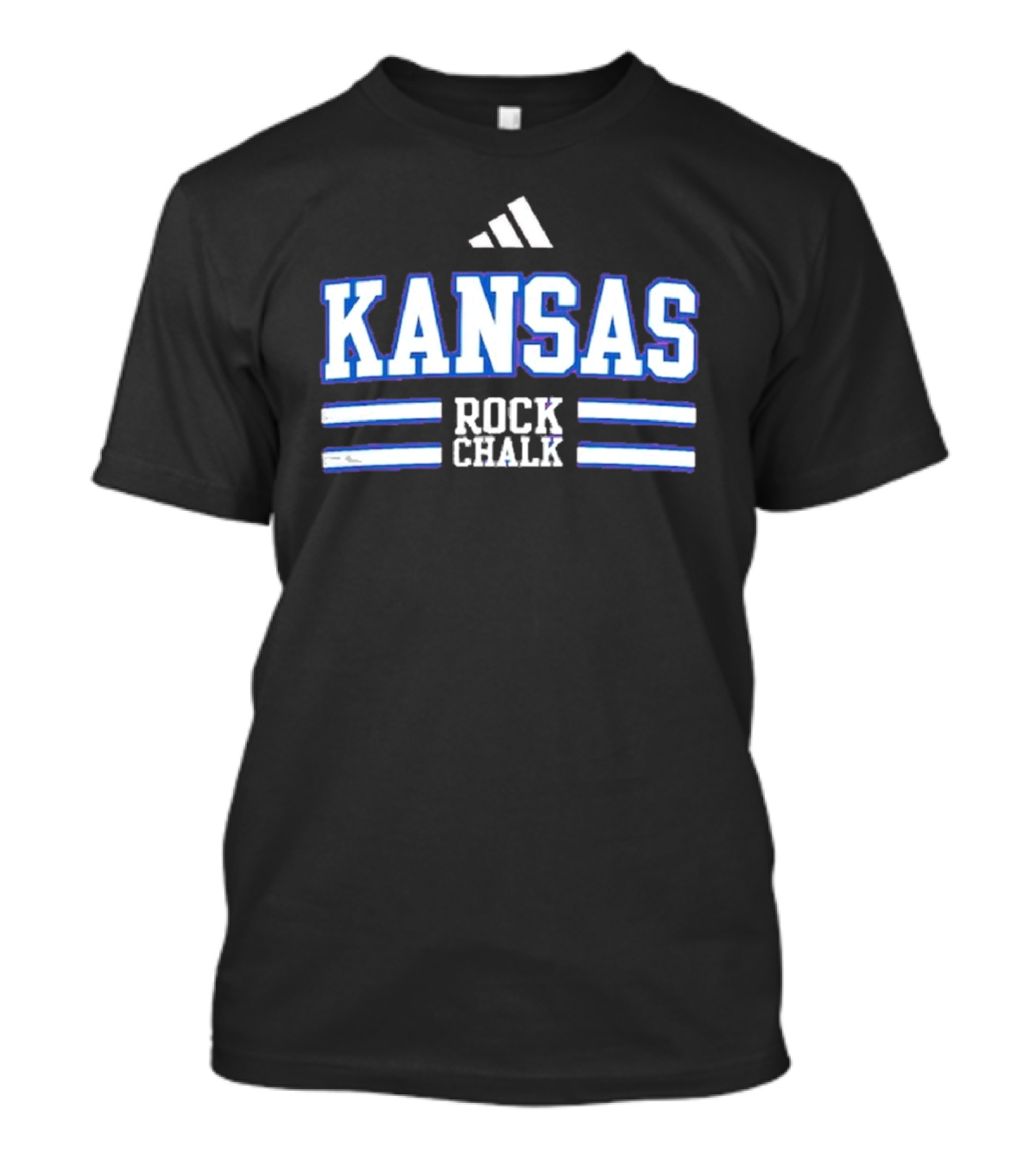 Kansas Jayhawks Rock Chalk Sideline Strategy Pregame T-Shirt