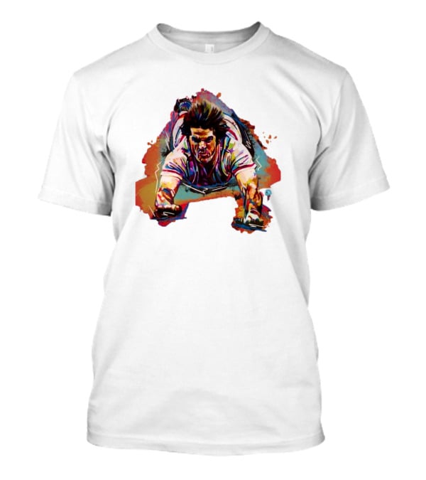 Pete Rose Sliding Action – Shawn Voelker T-Shirt