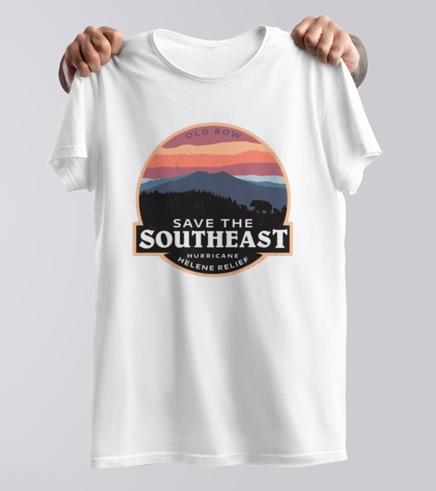 Old Row Save The Southeast Hurricane Helene Relief T-Shirt