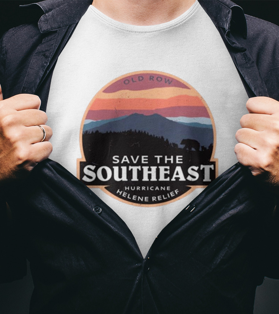 Old Row Save The Southeast Hurricane Helene Relief T-Shirt