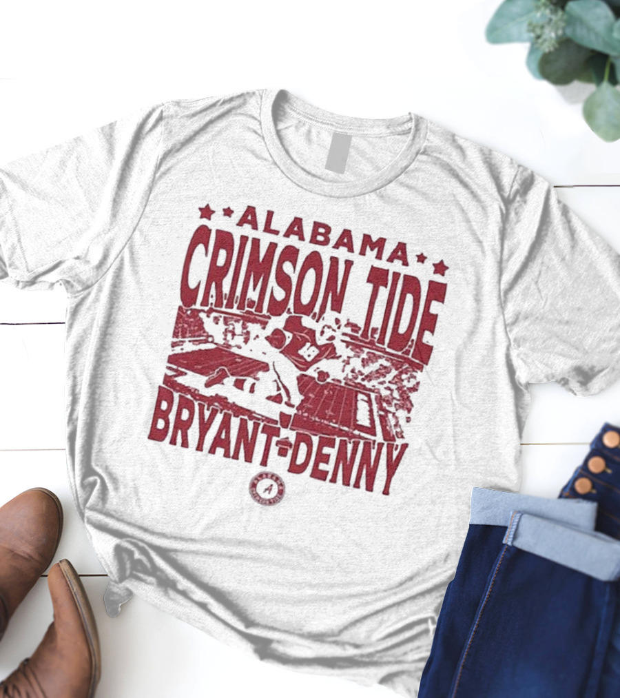 Alabama Crimson Tide Bryant Denny Stadium Vintage Football Gameday T-Shirt