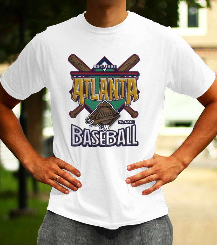 Atlanta Baseball EST 1891 NL East ATL T-Shirt