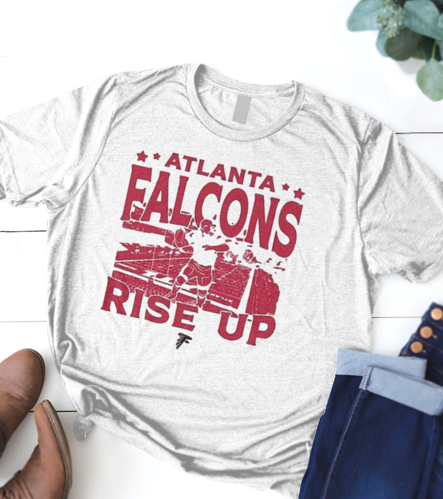 Atlanta Falcons Rise Up Vintage Stadium Gameday T-Shirt
