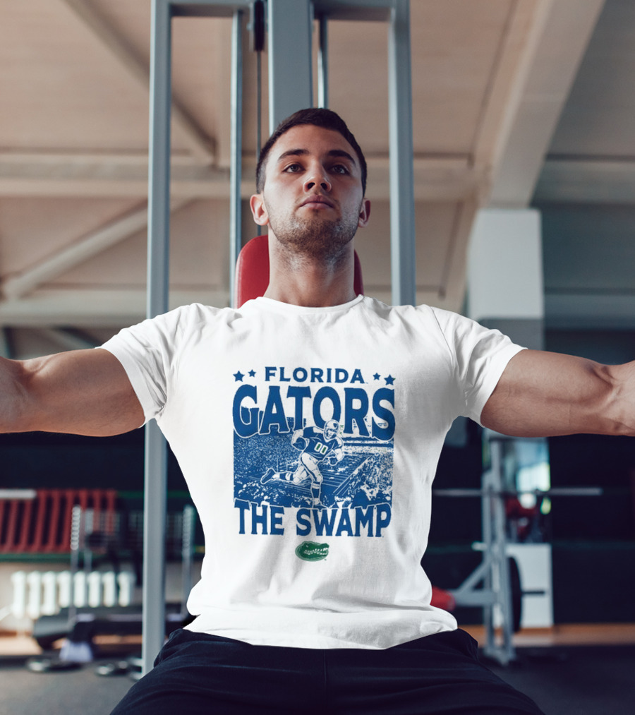 Florida Gators The Swamp Vintage Stadium Football Player Gameday T-Shirt