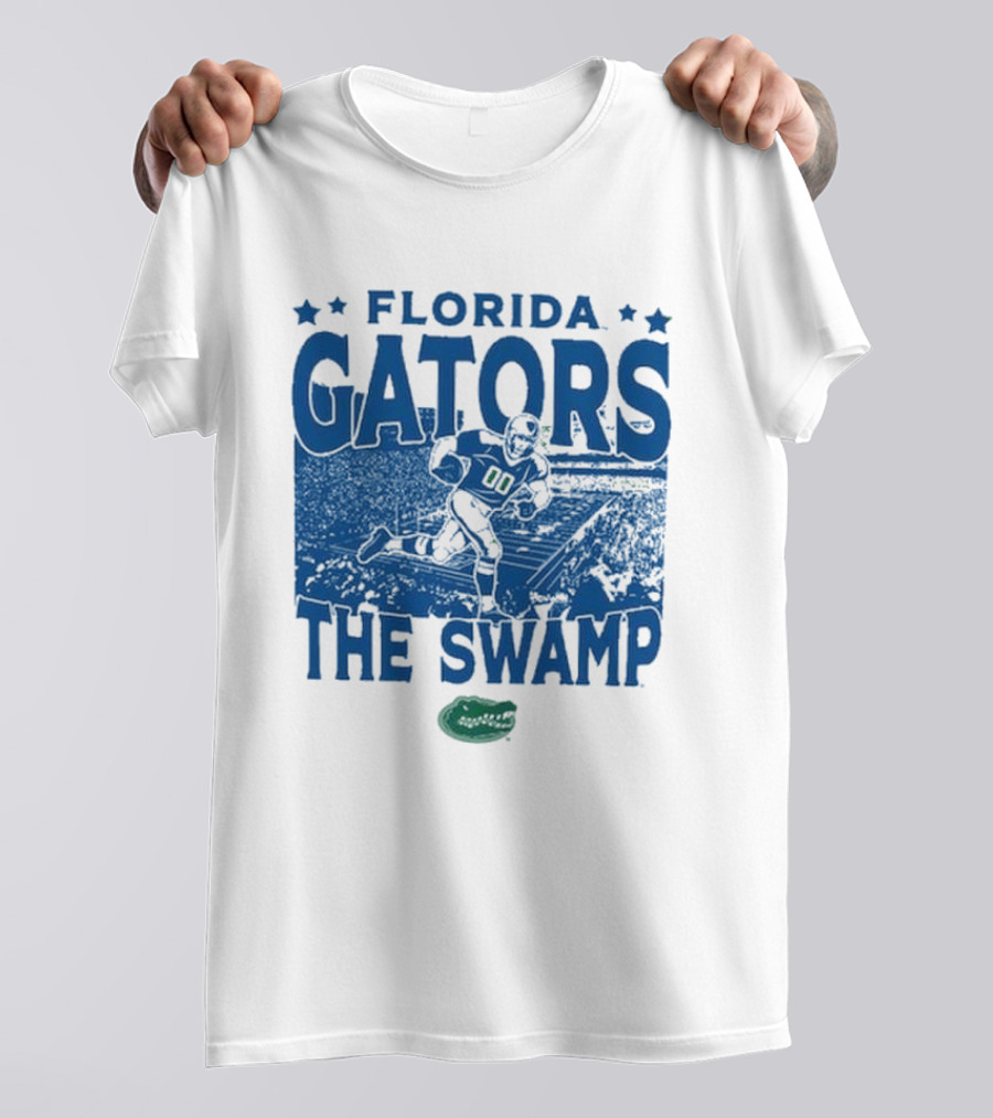 Florida Gators The Swamp Vintage Stadium Football Player Gameday T-Shirt