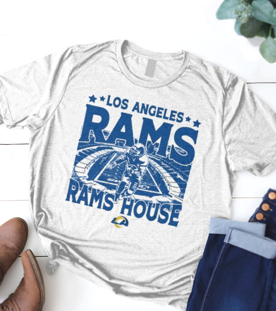 Los Angeles Rams Rams House Vintage Stadium Gameday T-Shirt