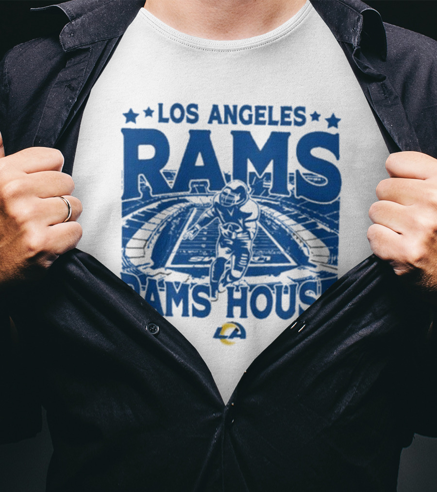 Los Angeles Rams Rams House Vintage Stadium Gameday T-Shirt