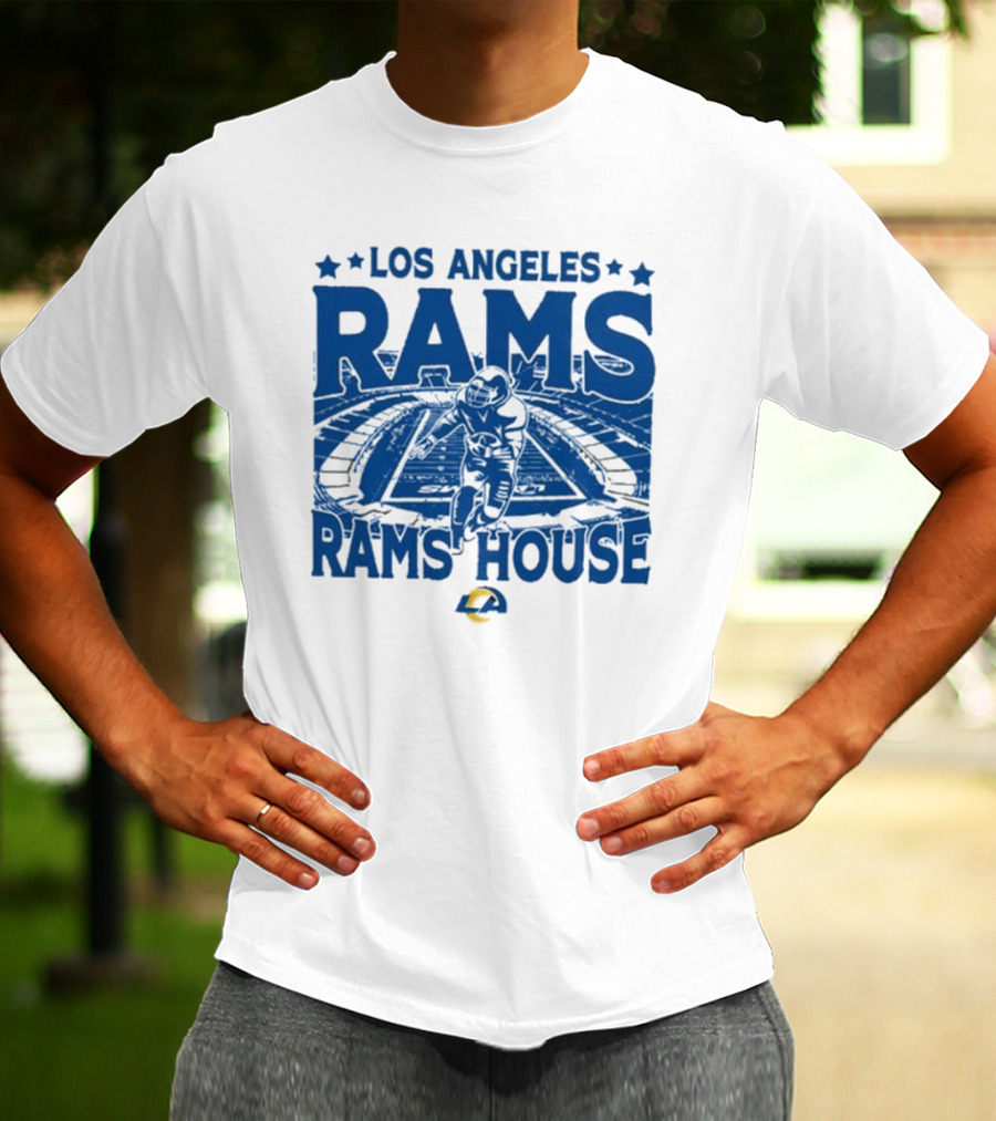 Los Angeles Rams Rams House Vintage Stadium Gameday T-Shirt