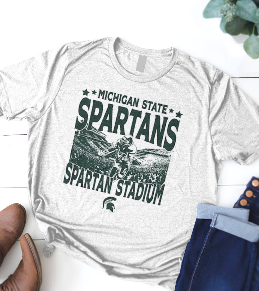 Michigan State Spartans Spartan Stadium Vintage Gameday T-Shirt