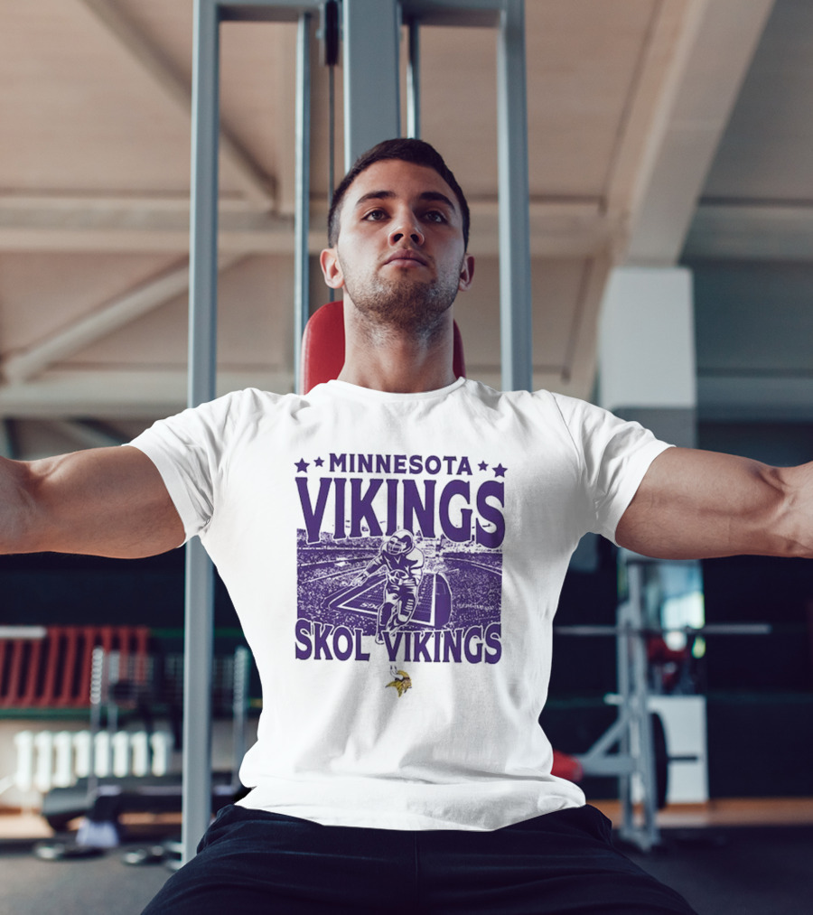 Minnesota Vikings Skol Vintage Stadium Gameday Vikings T-Shirt