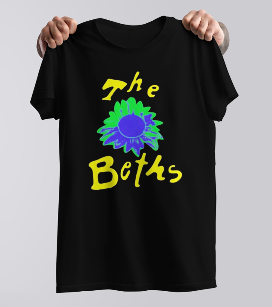 The Beths Bright Blue Green Flower T-Shirt