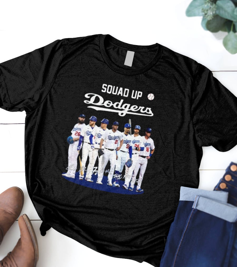 Squad Up Dodgers Los Angeles MLB Team T-Shirt