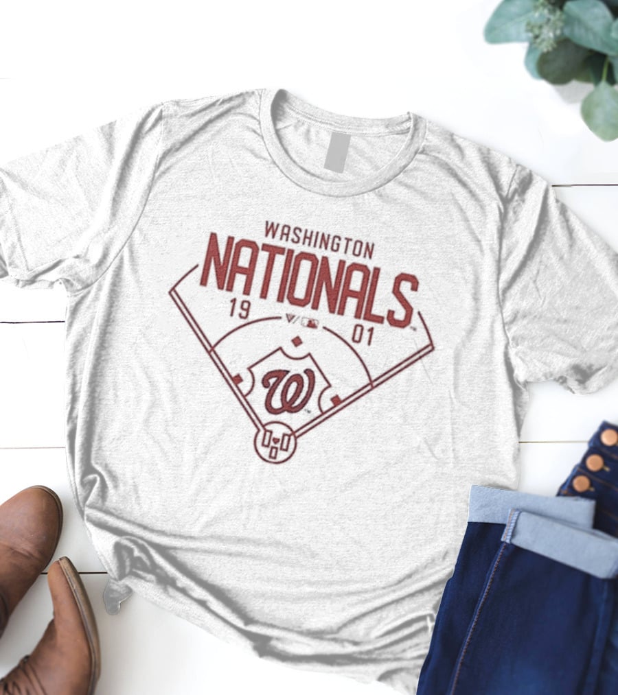 Washington Nationals 1901 Baseball Diamond Emblem T-Shirt