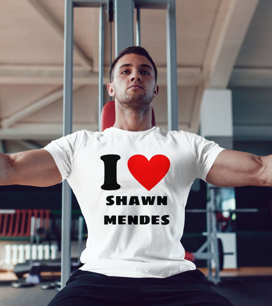 I Love Shawn Mendes Heart T-Shirt