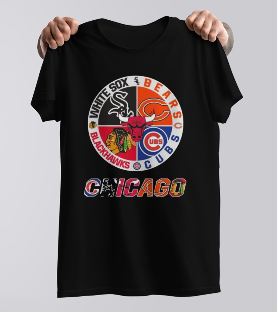 Chicago White Sox Bears Cubs Blackhawks Chicago T-Shirt