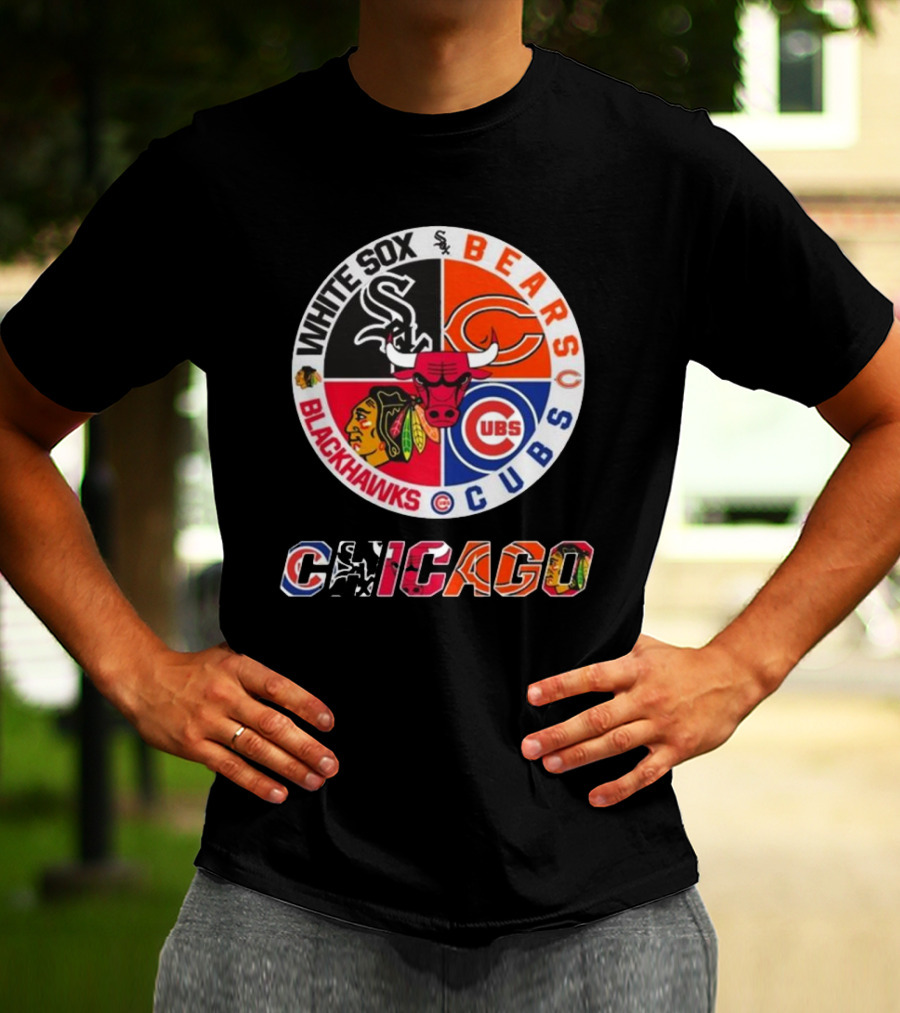 Chicago White Sox Bears Cubs Blackhawks Chicago T-Shirt