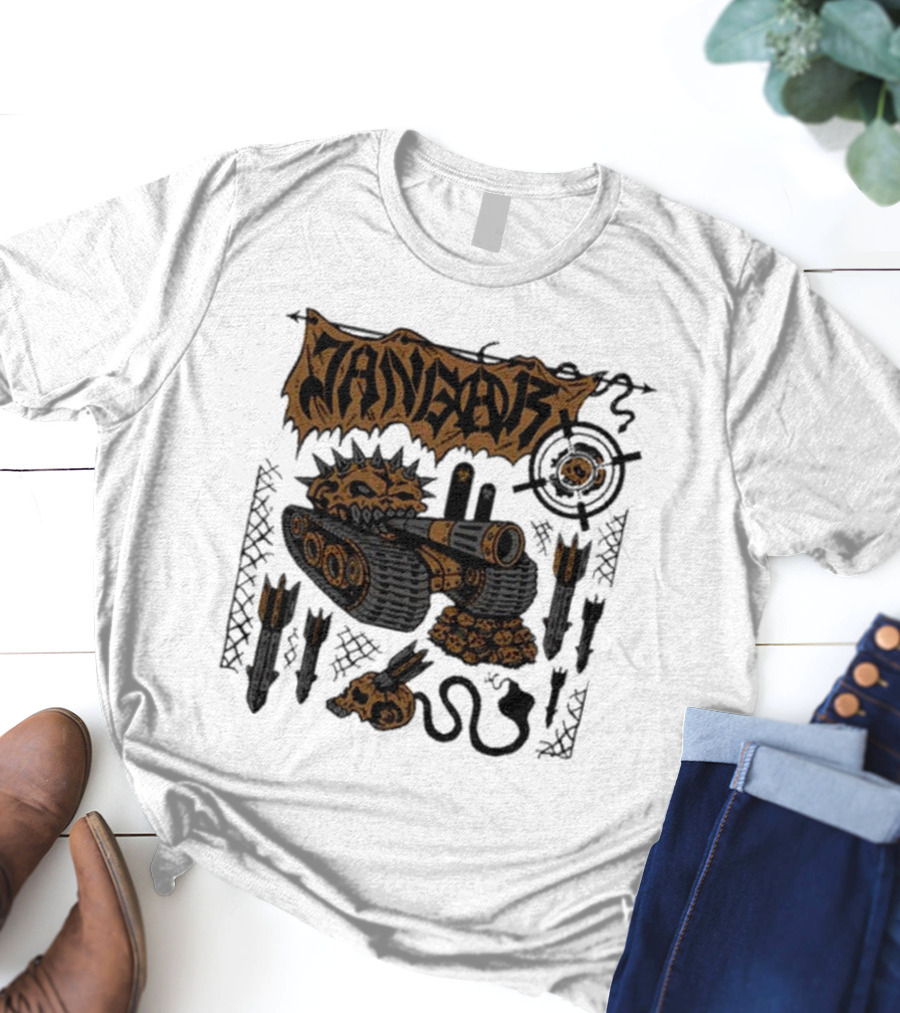Jangar Demagog Heavy Metal Tank Skull T-Shirt