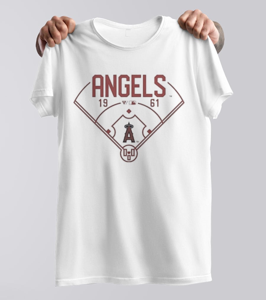 Los Angeles Angels 1961 Red Infield T-Shirt