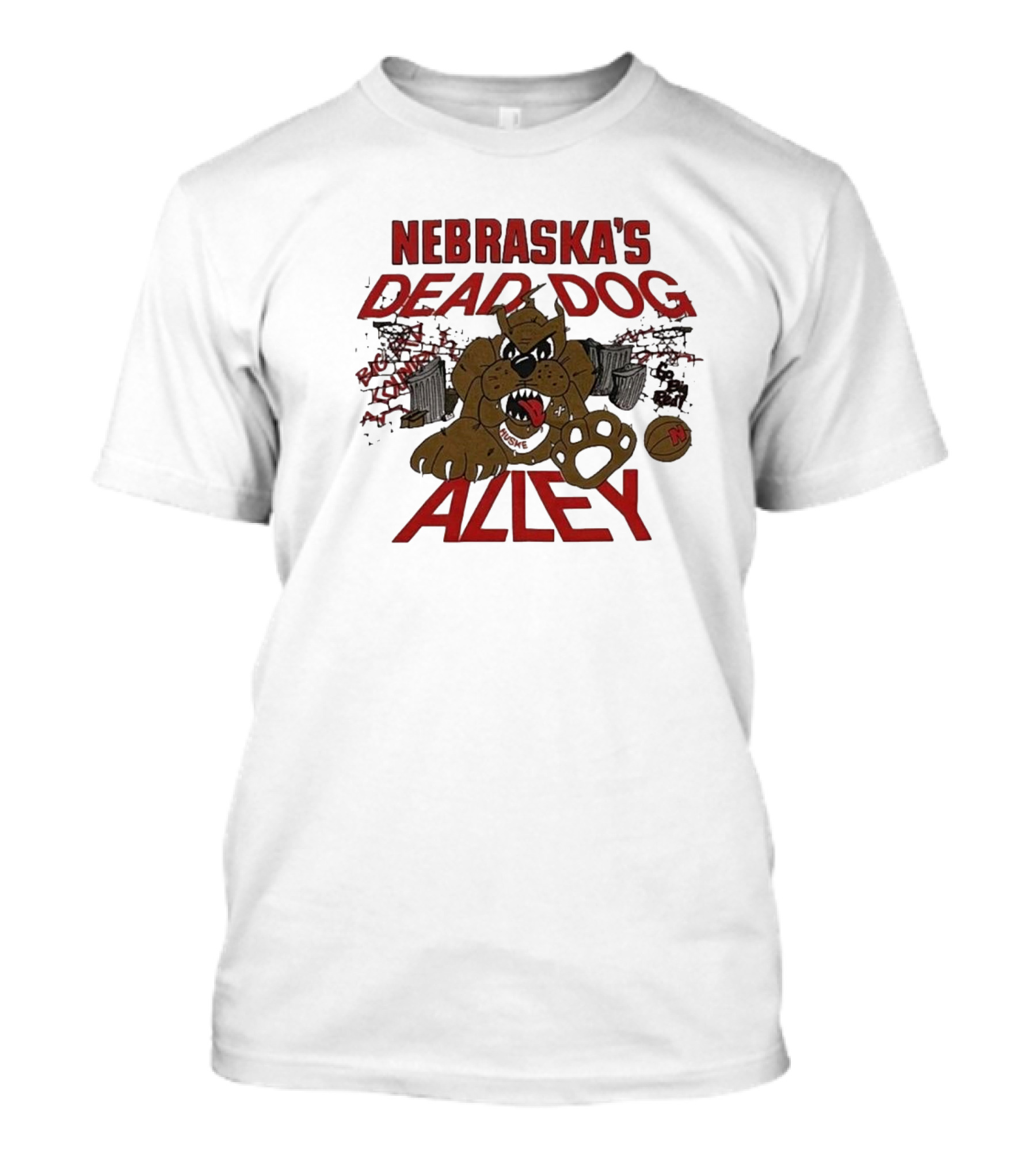 Nebraska’s Dead Dog Alley Big Red Country Vintage T-Shirt