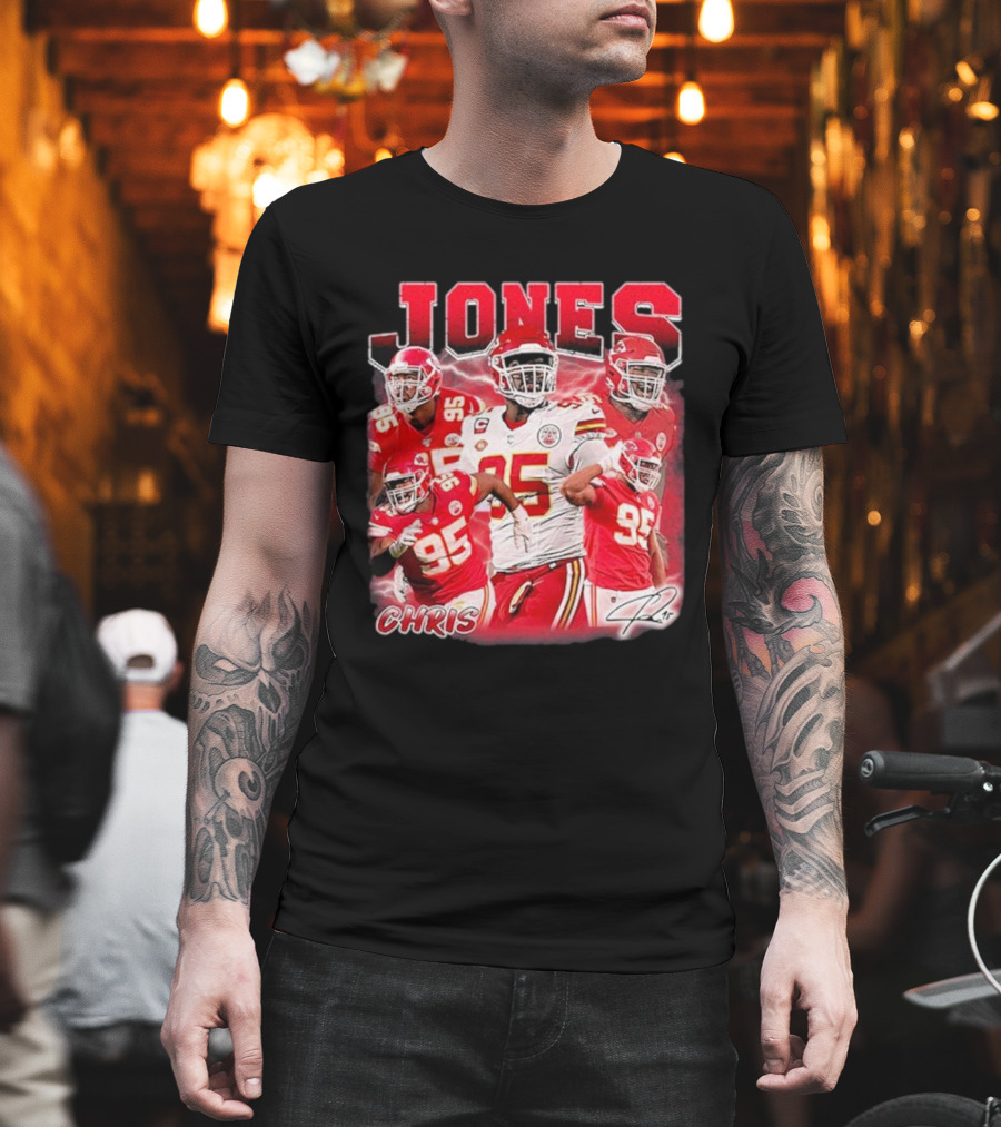 Chris Jones Kansas City Chiefs Legendary Number 95 Player T-Shirt