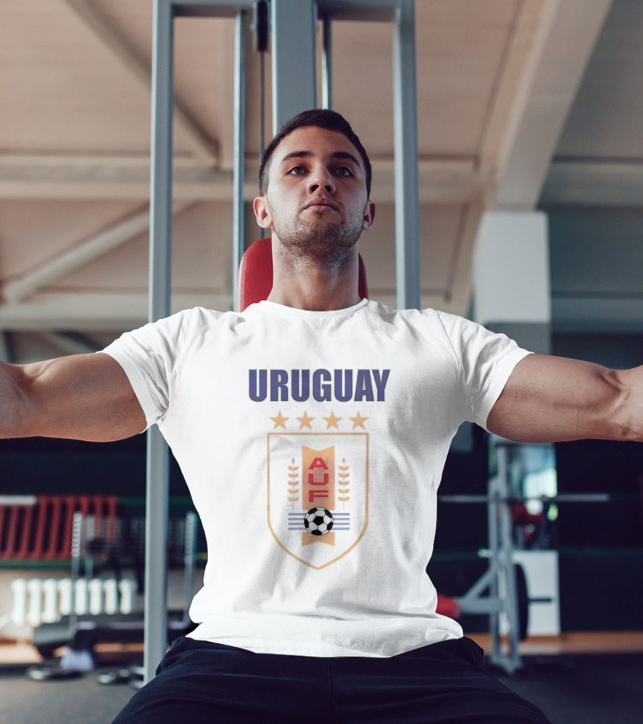 Uruguay AUF Logo Copa America Emblem T-Shirt