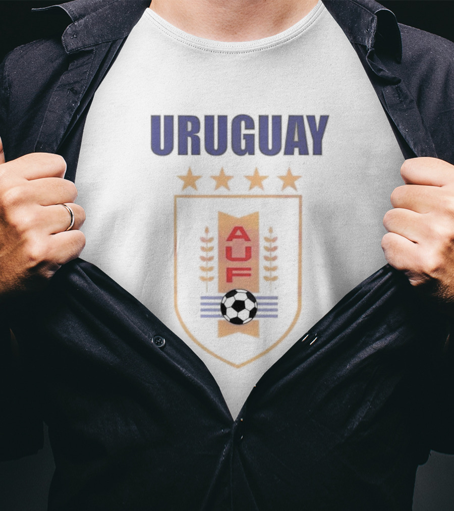 Uruguay AUF Logo Copa America Emblem T-Shirt
