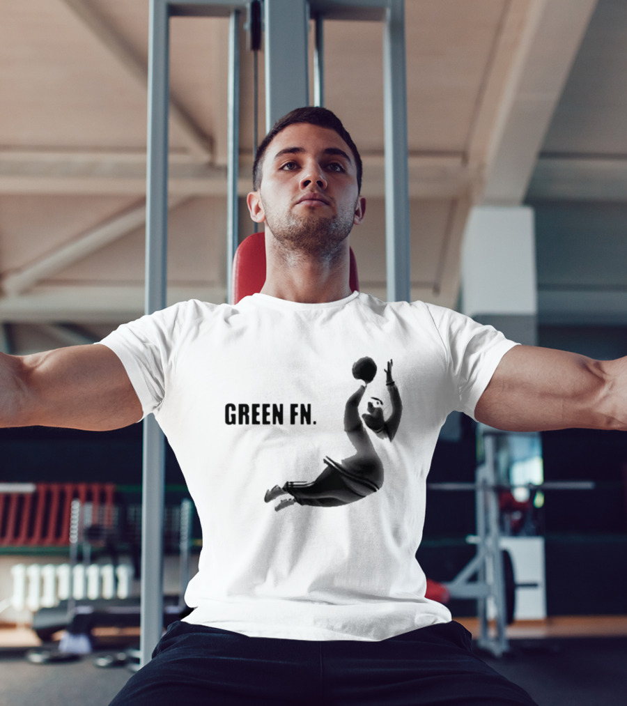 Green Fn Peter Griffin Basketball Dunking T-Shirt