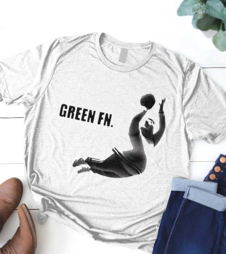 Green Fn Peter Griffin Basketball Dunking T-Shirt