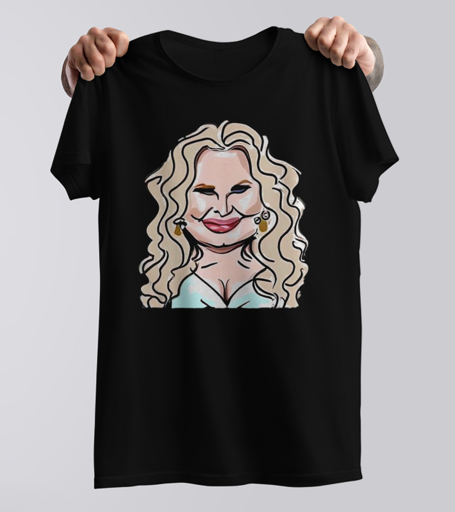 Jennifer Coolidge Cartoon Sticker T-Shirt