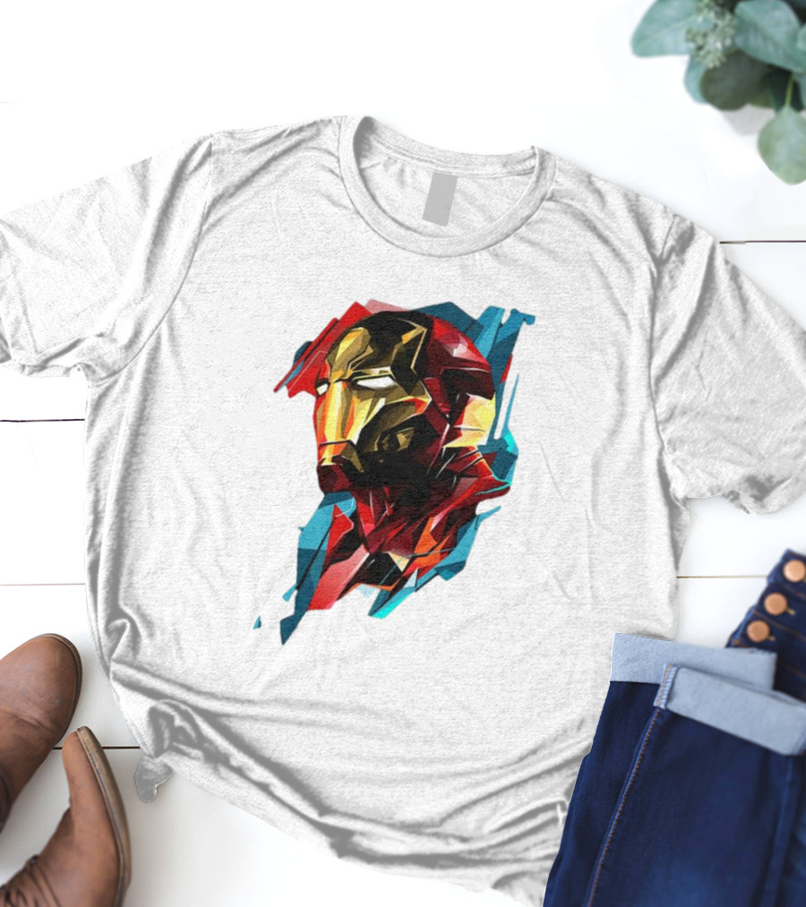 Marvel Avengers Endgame Iron Man Abstract T-Shirt