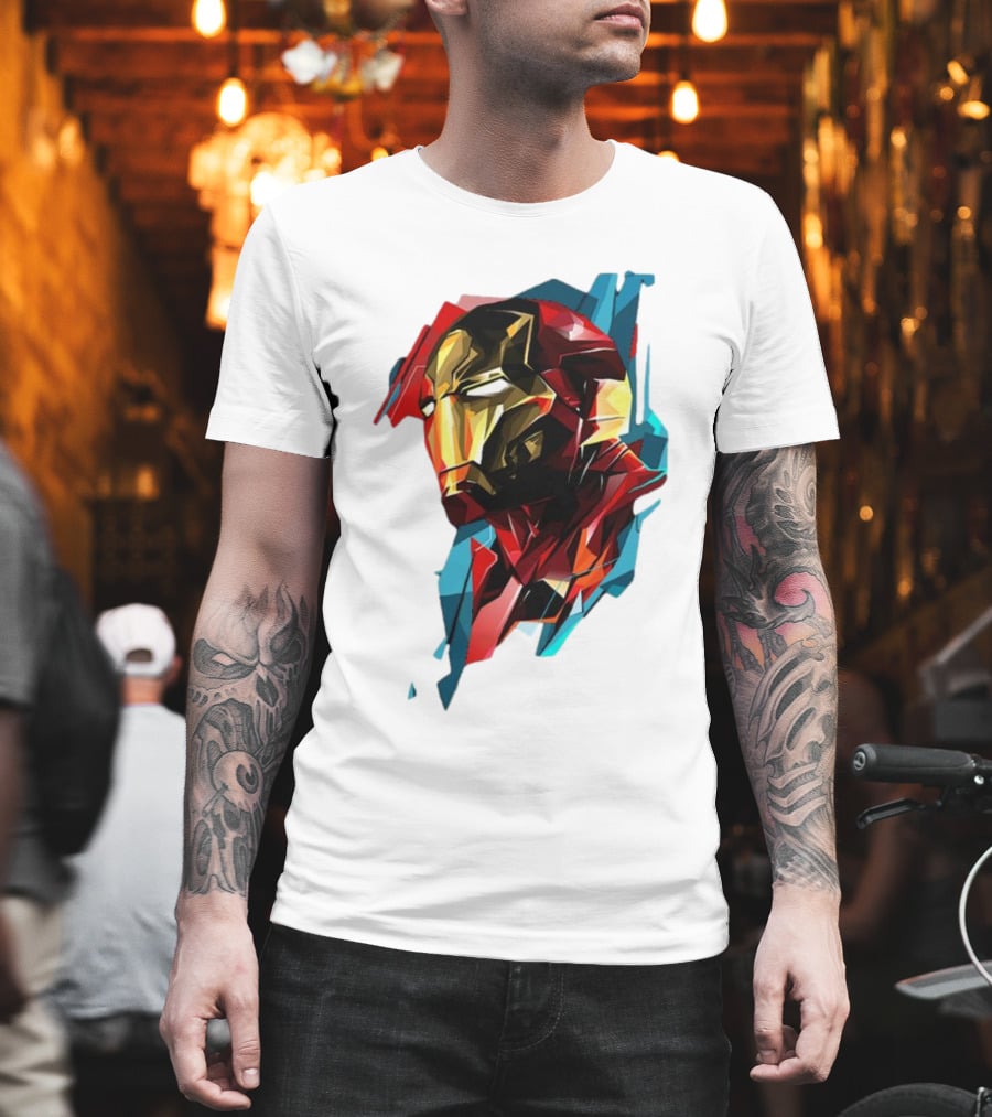 Marvel Avengers Endgame Iron Man Abstract T-Shirt