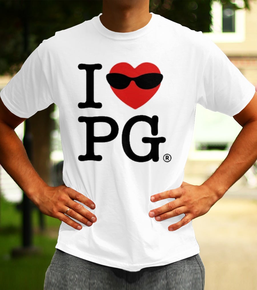 I Heart PG Cool Sunglasses Emblem T-Shirt