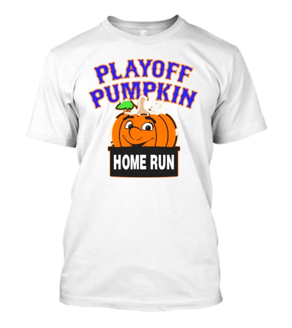 Playoff Pumpkin Home Run Mets Baseball T-Shirt
