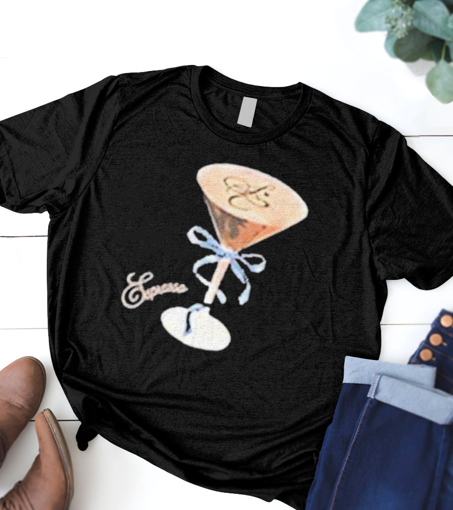 Sabrina Carpenter Espresso Martini With Ribbon Bow T-Shirt