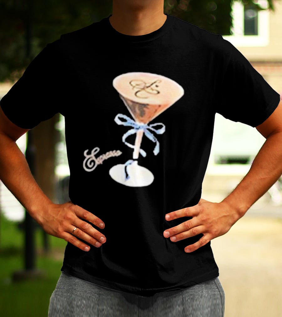 Sabrina Carpenter Espresso Martini With Ribbon Bow T-Shirt