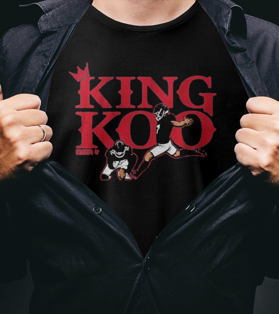 Younghoe Koo King Koo Football Player Action With Crown T-Shirt