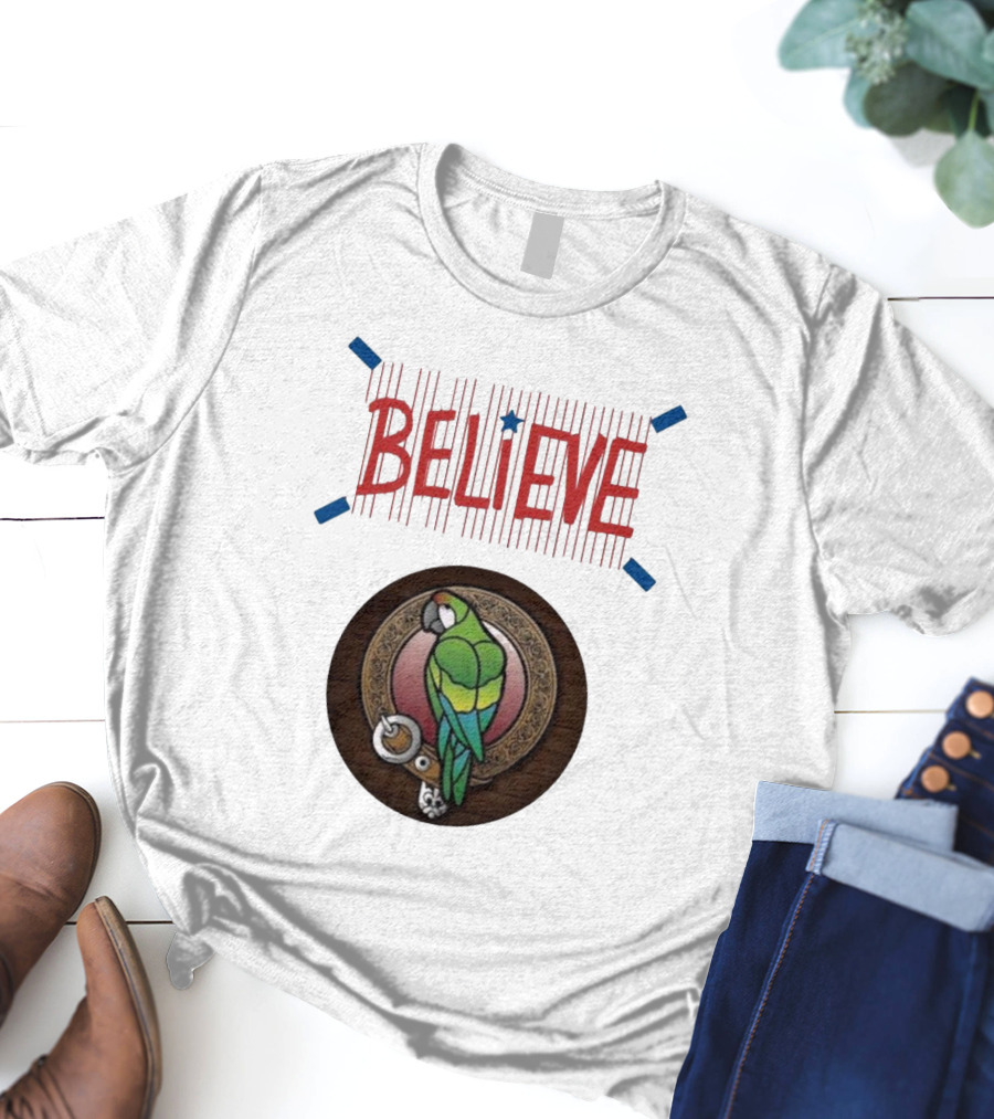 Believe Game Sound Red October At The Parrot Philadelphia Phillies T-Shirt