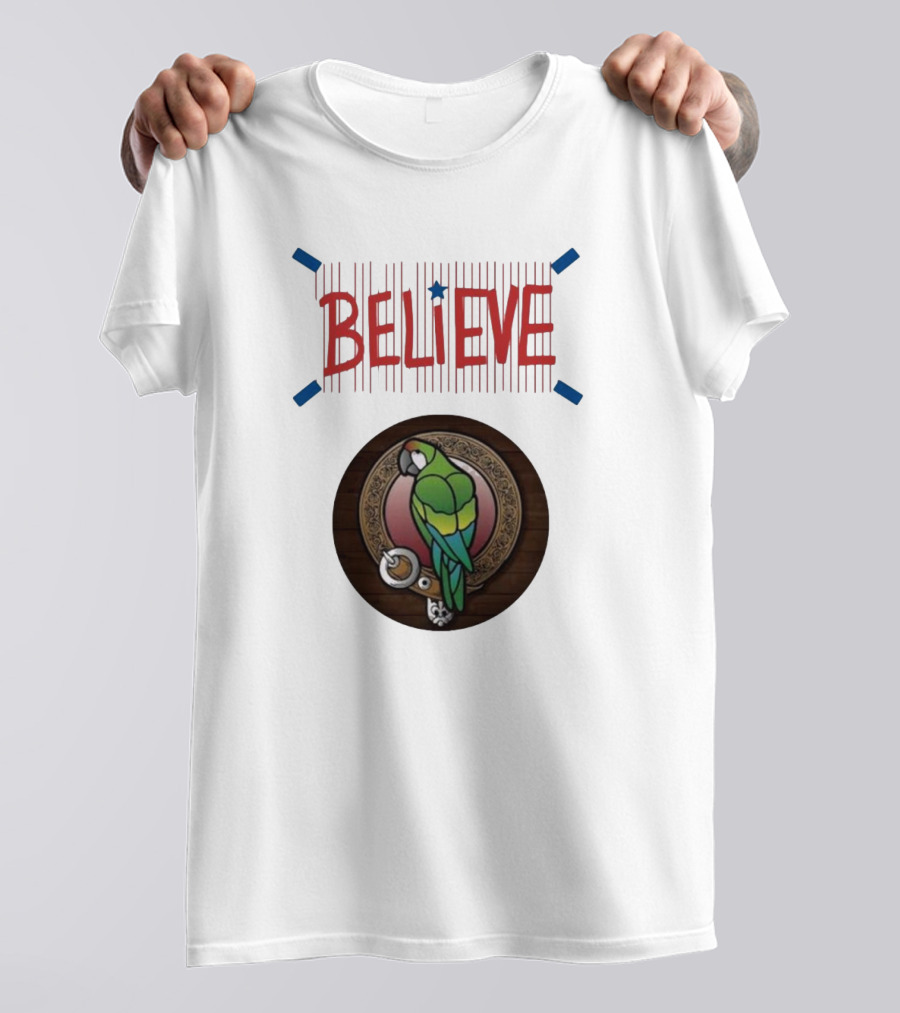 Believe Game Sound Red October At The Parrot Philadelphia Phillies T-Shirt