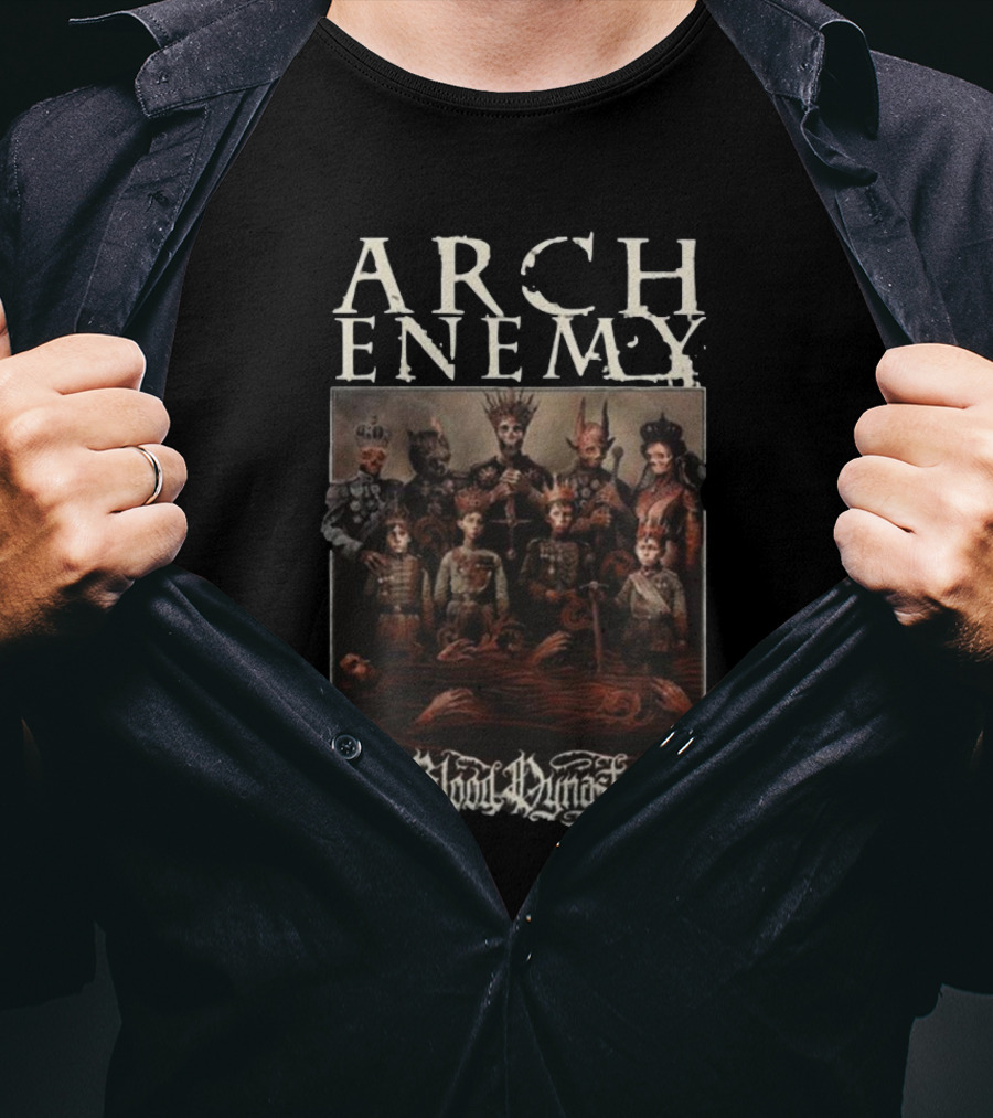 ARCH ENEMY BLOOD DYNASTY Gothic Fantasy Group T-Shirt
